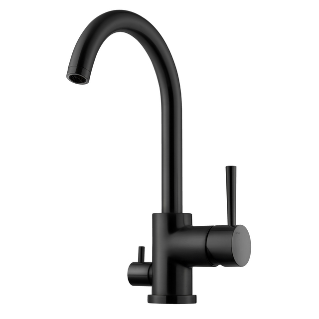 KÖKSBLANDARE EVO184 DM-AVSTÄNGNING MATTSVART | Beijerbygg Byggmaterial